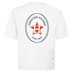 White Houston Astros Levelwear Signet Oversized Luxe Signature Knit T-Shirt
