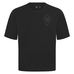 Black Milwaukee Brewers Levelwear Signet Oversized Luxe Signature Knit T-Shirt