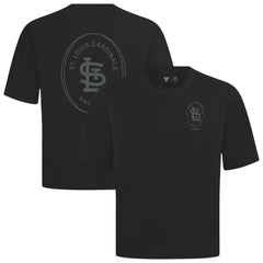 Black St. Louis Cardinals Levelwear Signet Oversized Luxe Signature Knit T-Shirt