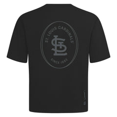 Black St. Louis Cardinals Levelwear Signet Oversized Luxe Signature Knit T-Shirt