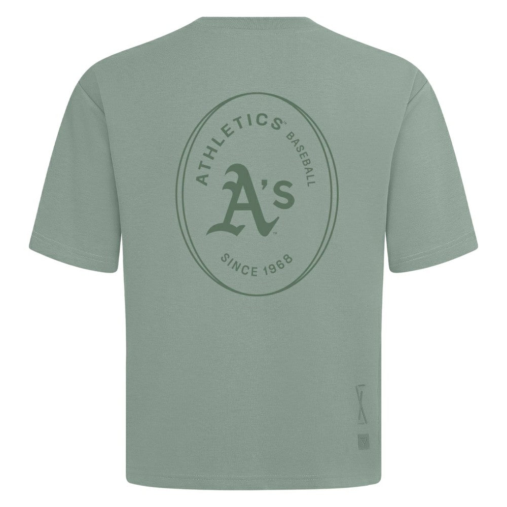Green Athletics Levelwear Signet Oversized Luxe Signature Knit T-Shirt