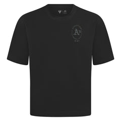 Black Athletics Levelwear Signet Oversized Luxe Signature Knit T-Shirt