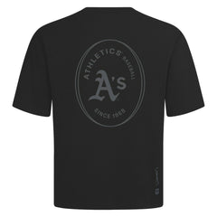 Black Athletics Levelwear Signet Oversized Luxe Signature Knit T-Shirt