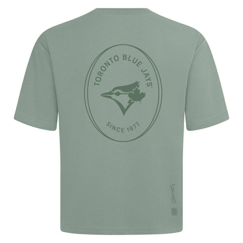 Green Toronto Blue Jays Levelwear Signet Oversized Luxe Signature Knit T-Shirt