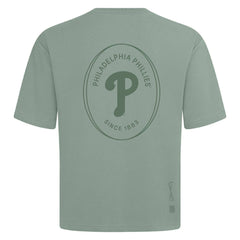 Green Philadelphia Phillies Levelwear Signet Oversized Luxe Signature Knit T-Shirt