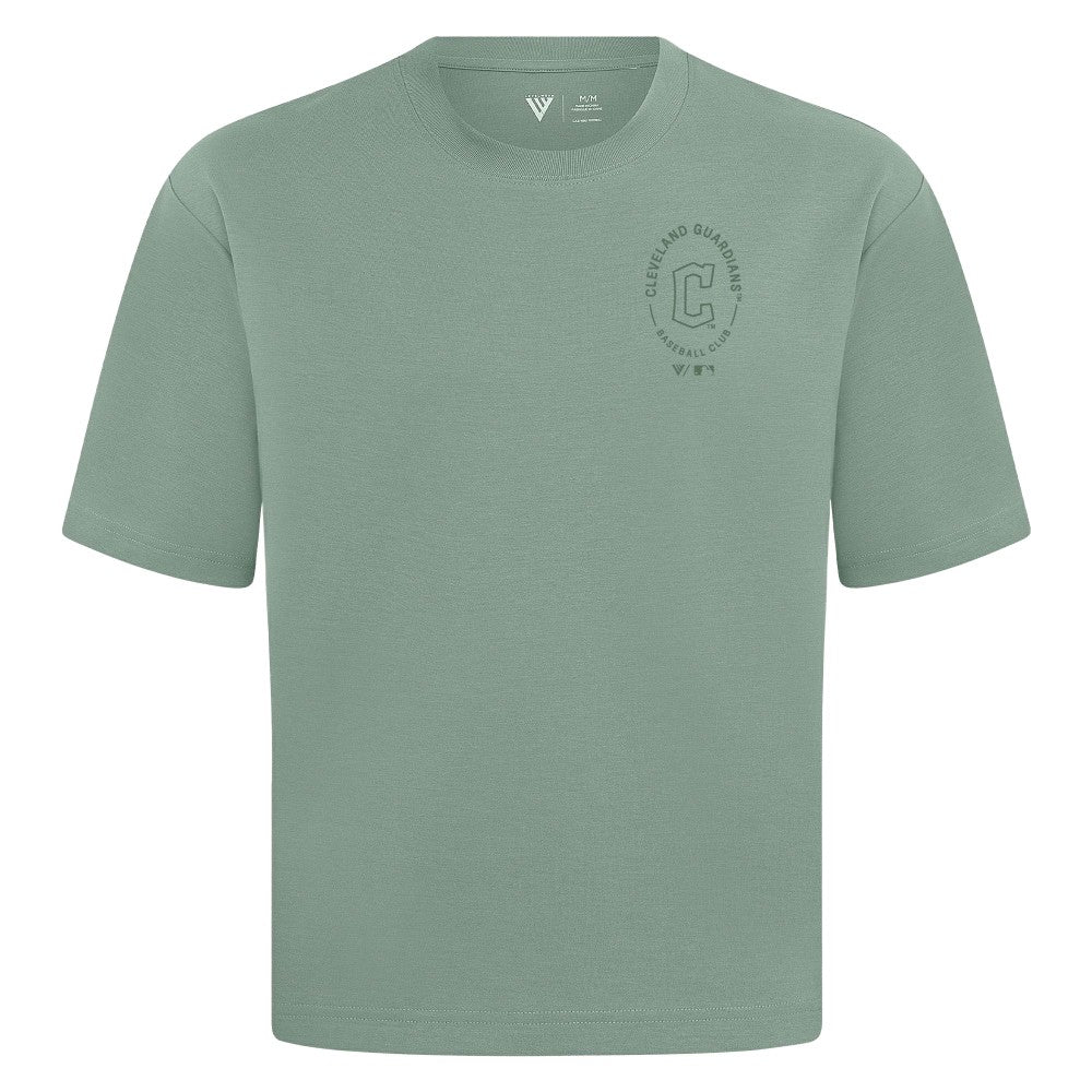 Green Cleveland Guardians Levelwear Signet Oversized Luxe Signature Knit T-Shirt