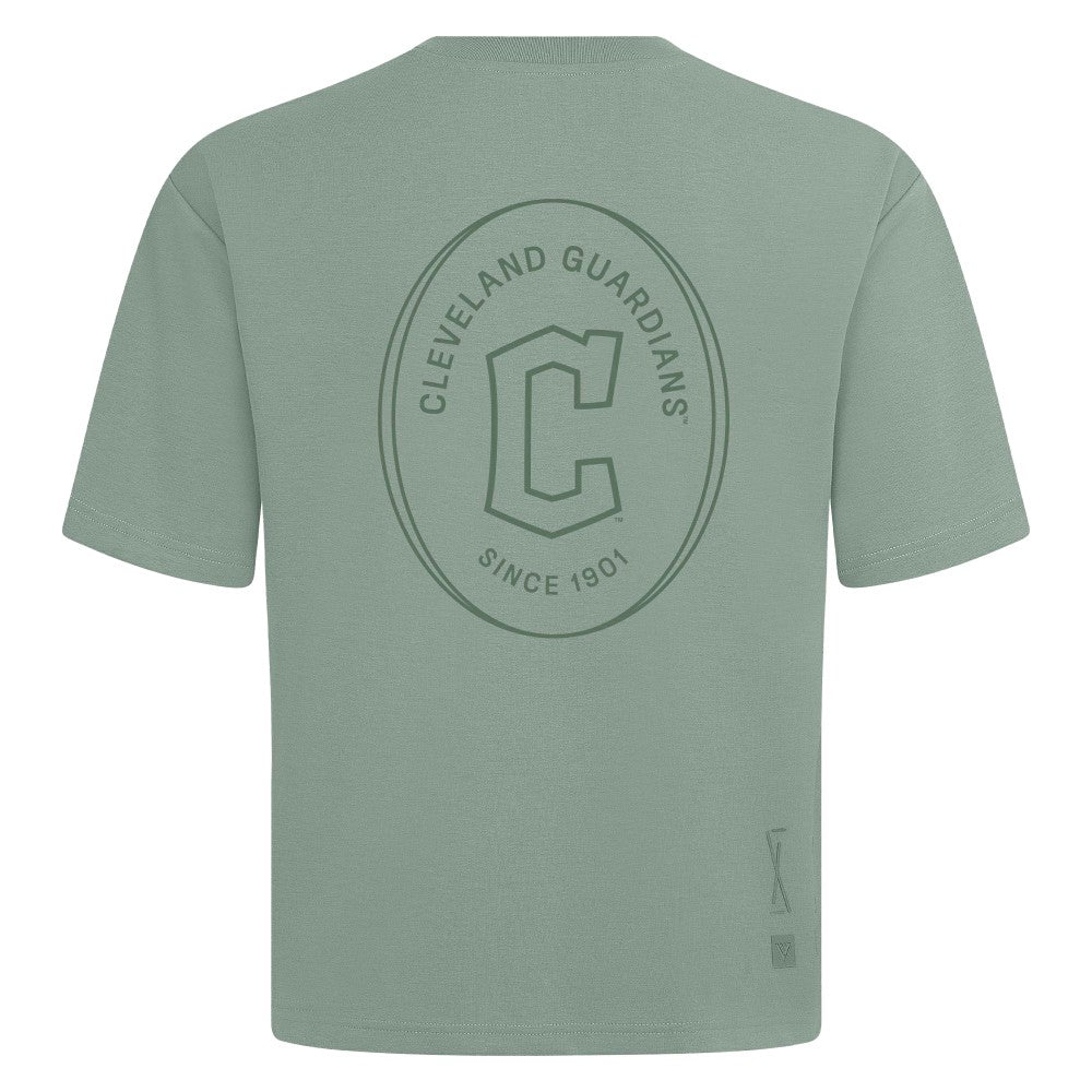 Green Cleveland Guardians Levelwear Signet Oversized Luxe Signature Knit T-Shirt