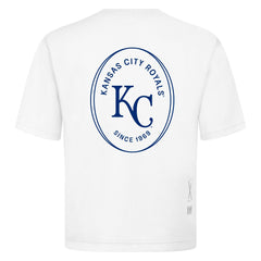 White Kansas City Royals Levelwear Signet Oversized Luxe Signature Knit T-Shirt