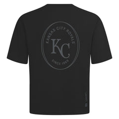 Black Kansas City Royals Levelwear Signet Oversized Luxe Signature Knit T-Shirt