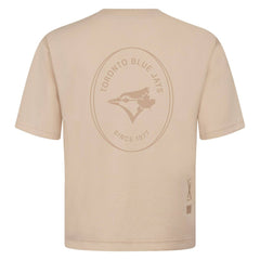 Khaki Toronto Blue Jays Levelwear Signet Oversized Luxe Signature Knit T-Shirt