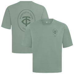Green Minnesota Twins Levelwear Register Oversized Luxe Signature Knit T-Shirt