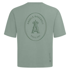 Green Los Angeles Angels Levelwear Register Oversized Luxe Signature Knit T-Shirt