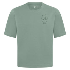 Green Atlanta Braves Levelwear Register Oversized Luxe Signature Knit T-Shirt
