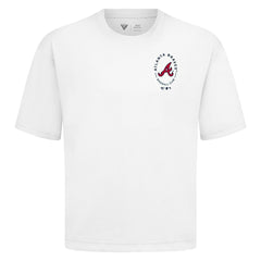 White Atlanta Braves Levelwear Register Oversized Luxe Signature Knit T-Shirt