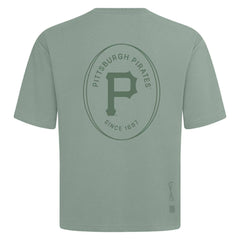 Green Pittsburgh Pirates Levelwear Register Oversized Luxe Signature Knit T-Shirt