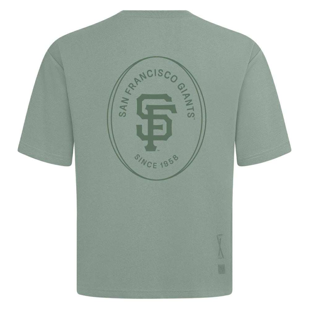 Green San Francisco Giants Levelwear Register Oversized Luxe Signature Knit T-Shirt