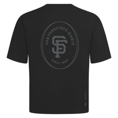Black San Francisco Giants Levelwear Register Oversized Luxe Signature Knit T-Shirt