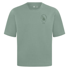 Green Los Angeles Dodgers Levelwear Register Oversized Luxe Signature Knit T-Shirt