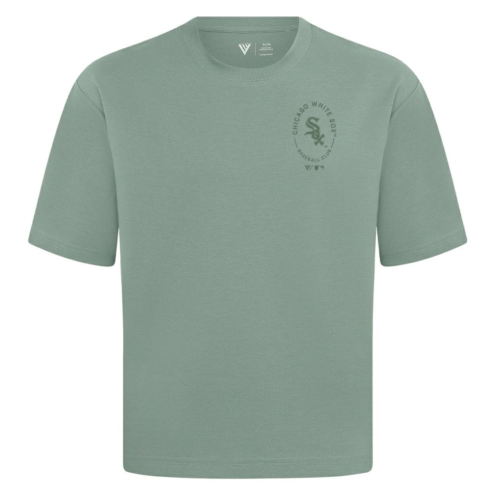 Green Chicago White Sox Levelwear Register Oversized Luxe Signature Knit T-Shirt