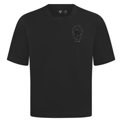 Black Boston Red Sox Levelwear Register Oversized Luxe Signature Knit T-Shirt