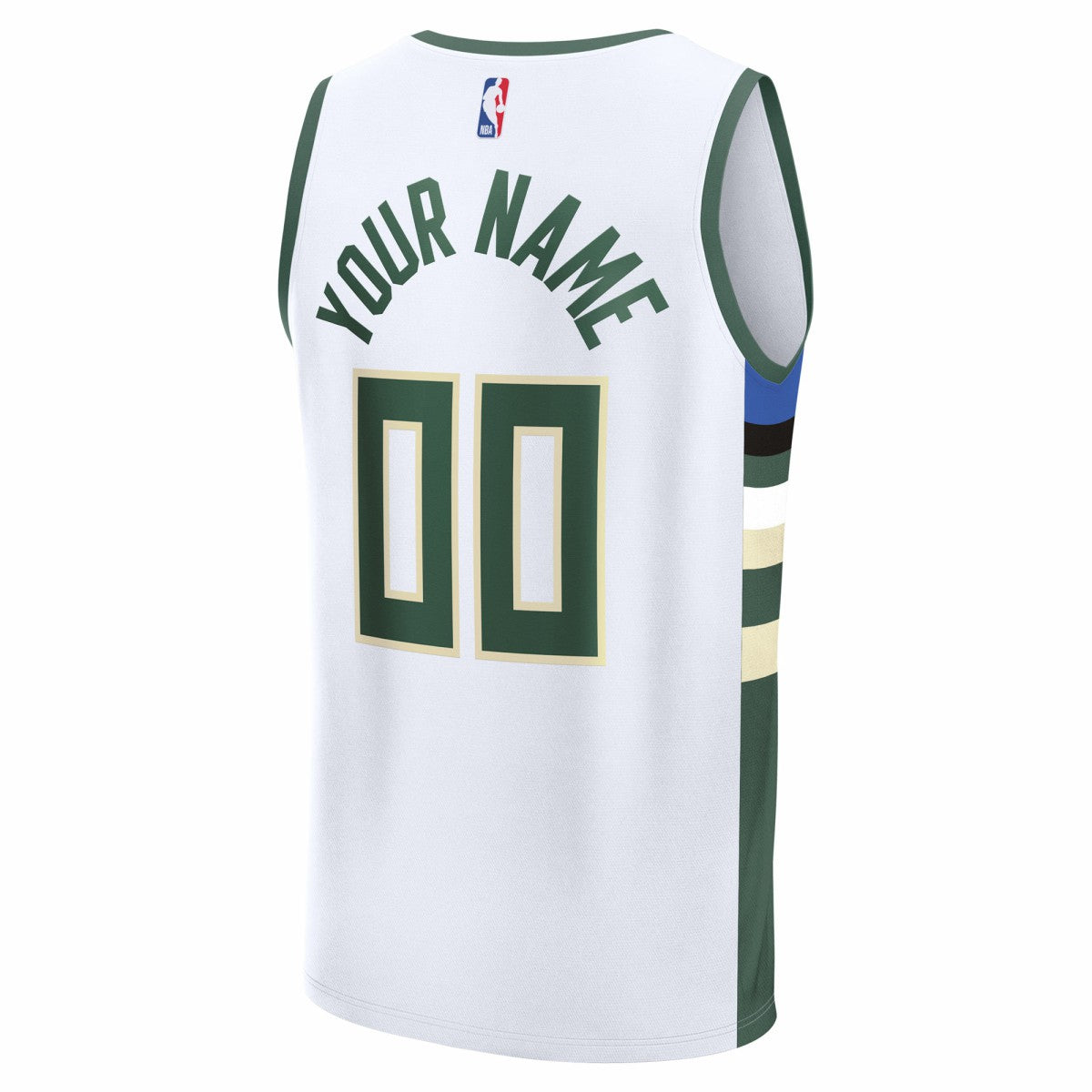 Fanatics Milwaukee Bucks Fast Break Custom Jersey