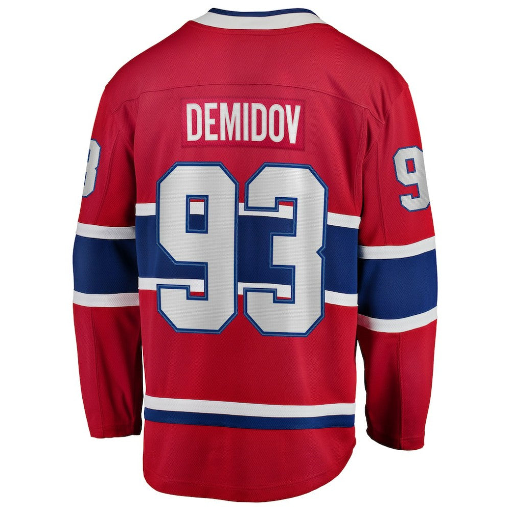NHL Ivan Demidov Montreal Canadiens Fanatics Home Breakaway Jersey