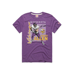 Jared Allen  Homage Unisex HOF Player Graphic Tri-Blend T-Shirt - Minnesota Vikings T-shirts