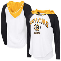 NHL Boston Bruins G-III 4Her by Carl Banks Women's MVP Hooded Long-Sleeve T-Shirt