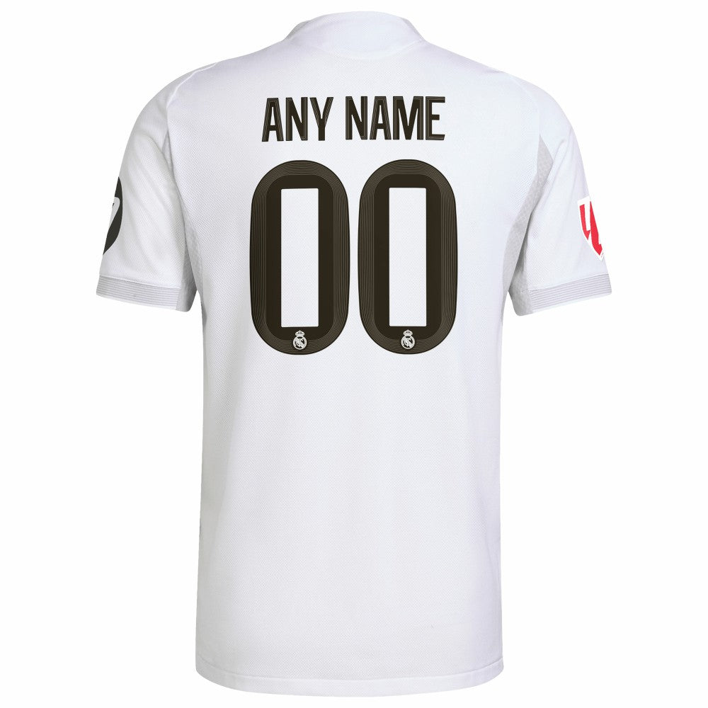Real Madrid 2025/26 Home Custom Jersey