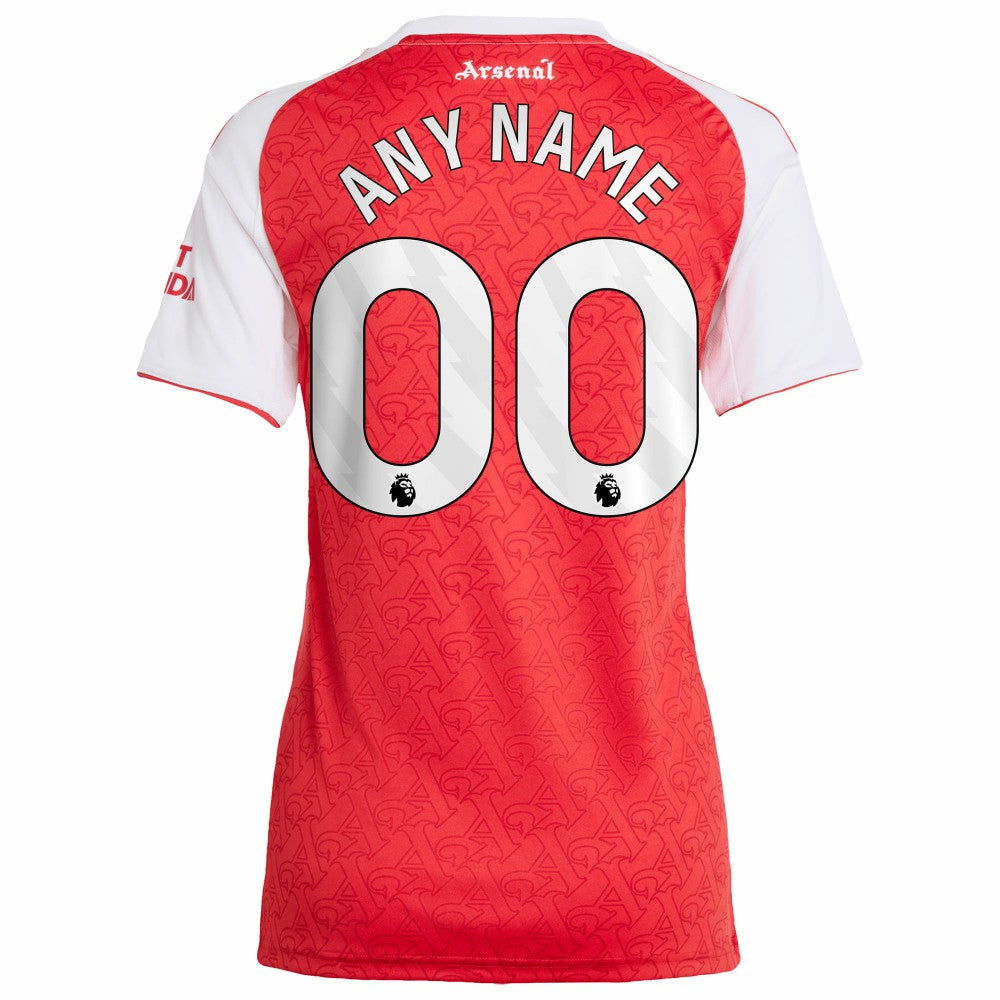 Arsenal Women's 2025/26 Home Replica Custom Jersey