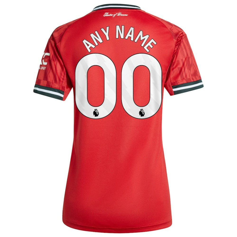 Manchester United Women's Home 2025/26 Custom Replica Jersey