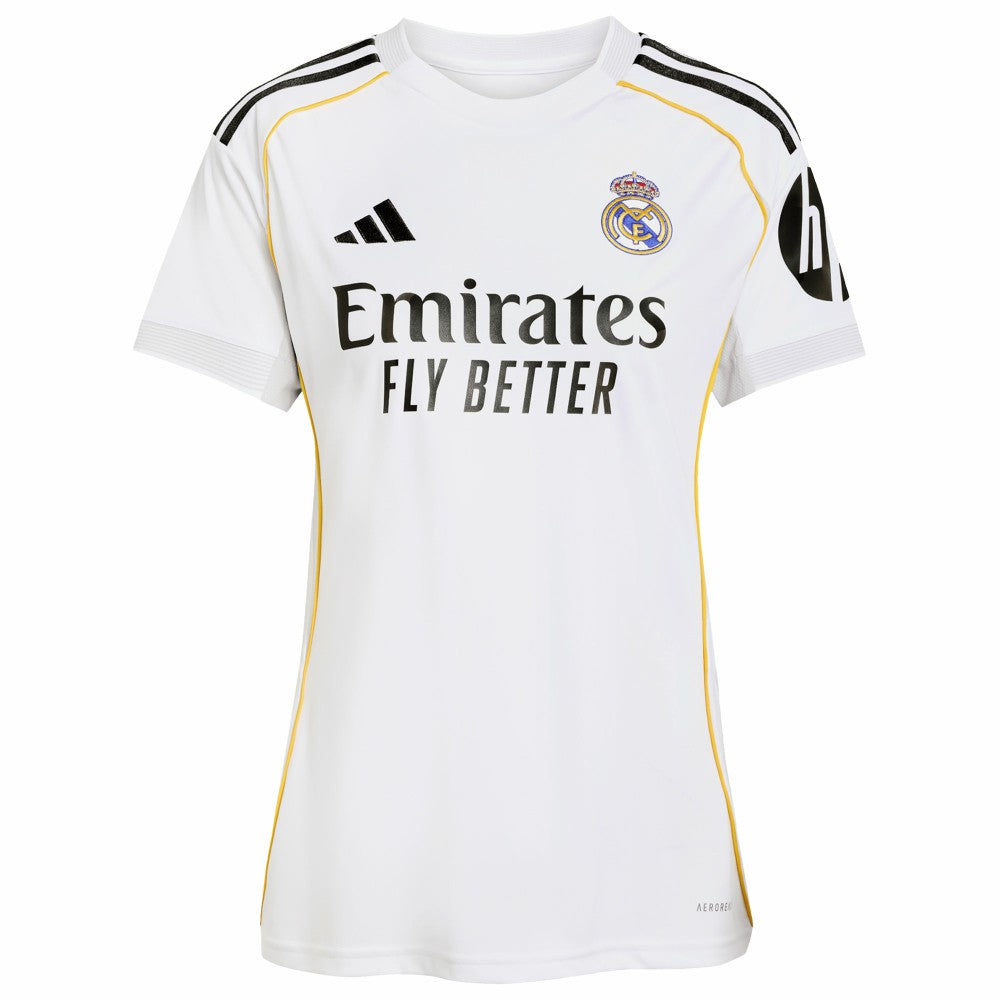 Real Madrid Women's 2025/26 Home Replica Custom Jersey
