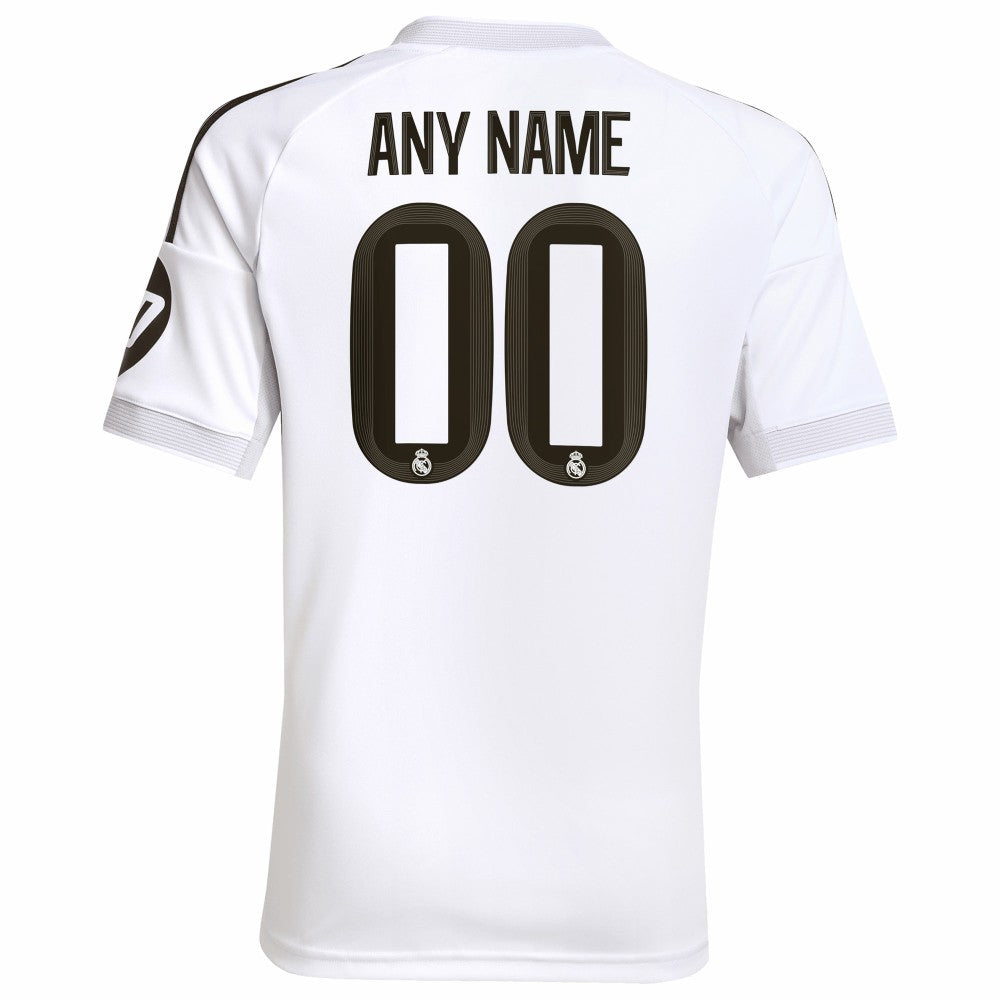 Real Madrid Youth 2025/26 Home Replica Custom Jersey