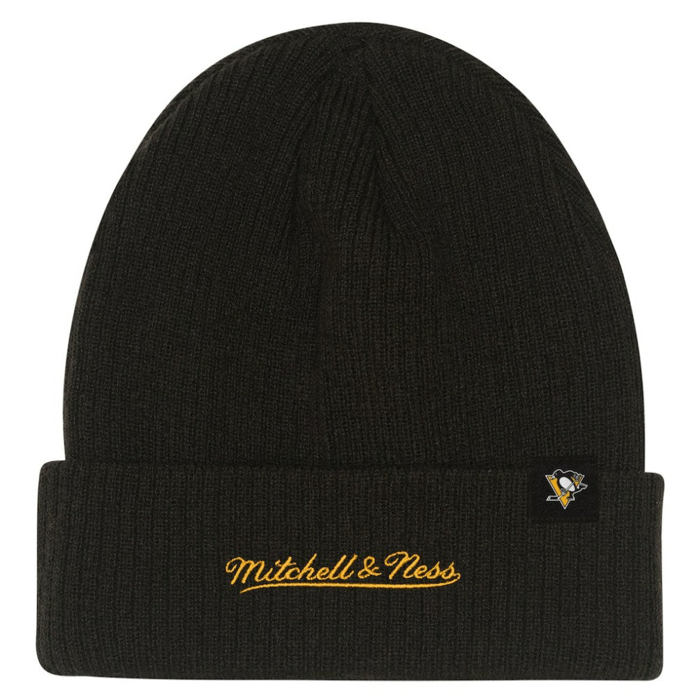 NHL Pittsburgh Penguins Mitchell & Ness Youth Neon Line Lights Cuffed Knit Hat