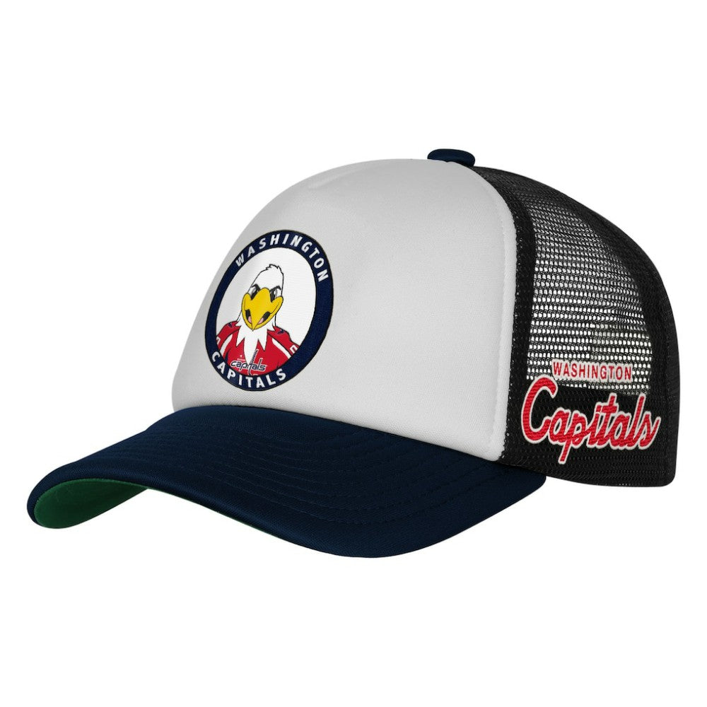 NHL Washington Capitals Mitchell & Ness Youth Mascot Adjustable Trucker Hat