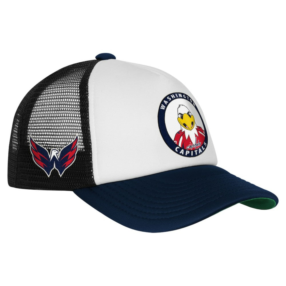 NHL Washington Capitals Mitchell & Ness Youth Mascot Adjustable Trucker Hat