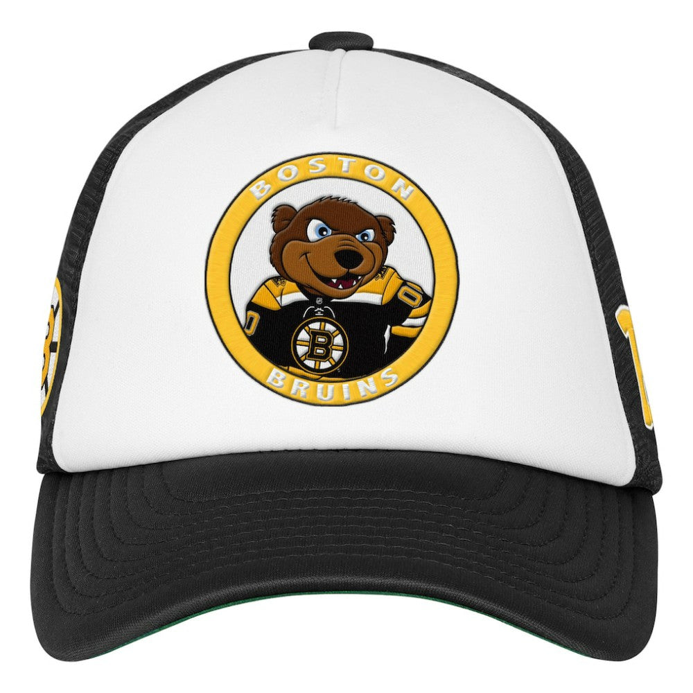 NHL Boston Bruins Mitchell & Ness Youth Mascot Adjustable Trucker Hat