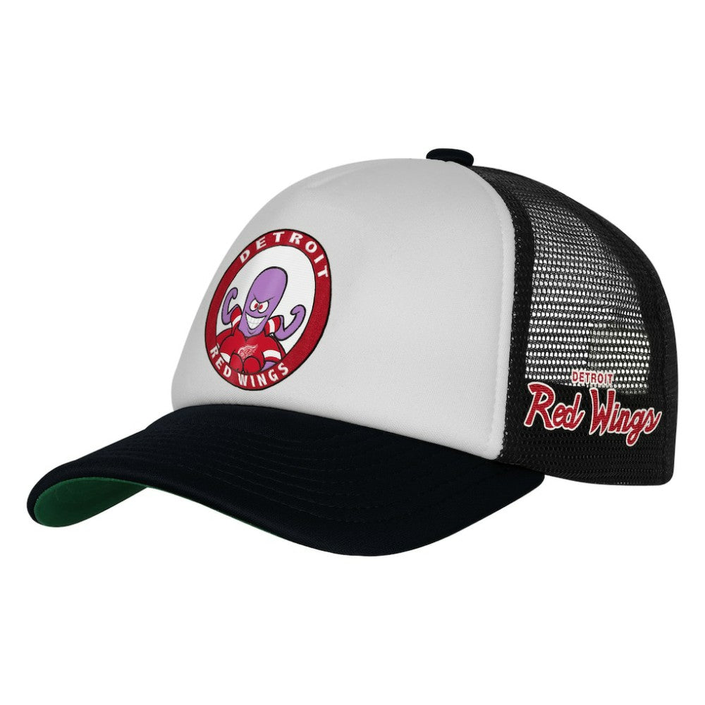 NHL Detroit Red Wings Mitchell & Ness Youth Mascot Adjustable Trucker Hat
