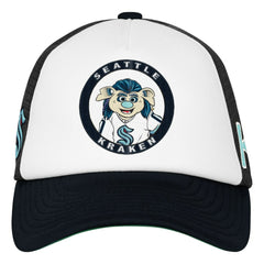 NHL Seattle Kraken Mitchell & Ness Youth Mascot Adjustable Trucker Hat