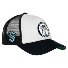NHL Seattle Kraken Mitchell & Ness Youth Mascot Adjustable Trucker Hat