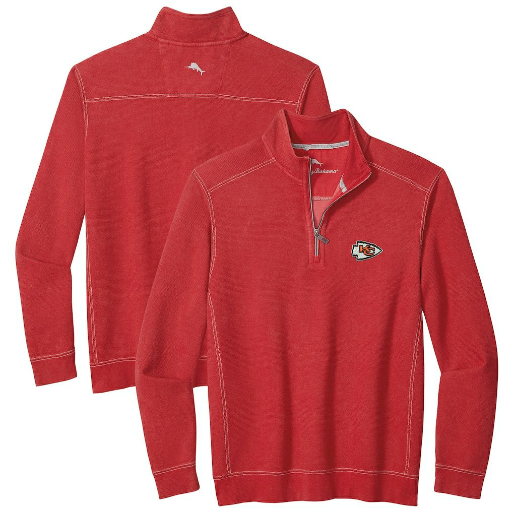 Big & Tall Montego Bay Half-Zip Pullover - Kansas City Chiefs Pullover