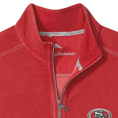 Big & Tall Montego Bay Half-Zip Pullover - San Francisco 49ers Pullover