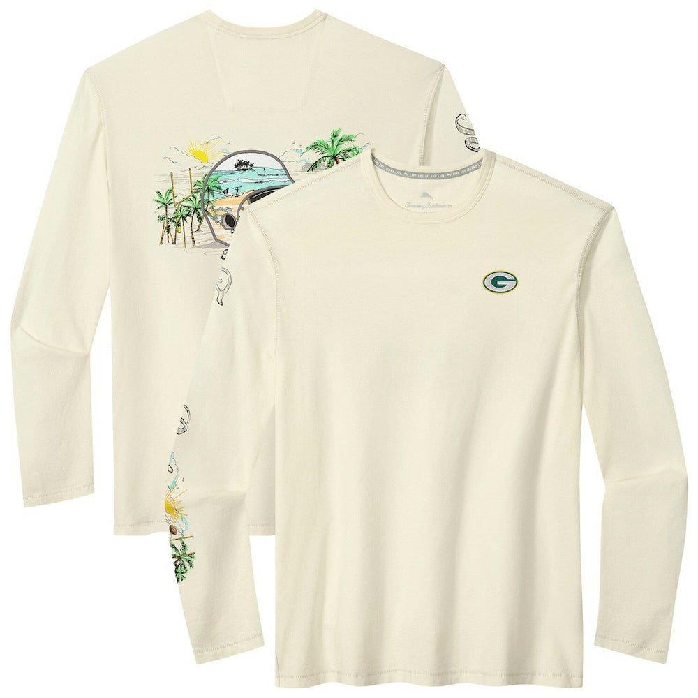 Oasis Endzone Lux Long Sleeve T-Shirt - Green Bay Packers T-shirts