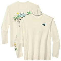 Oasis Endzone Lux Long Sleeve T-Shirt - Carolina Panthers T-shirts