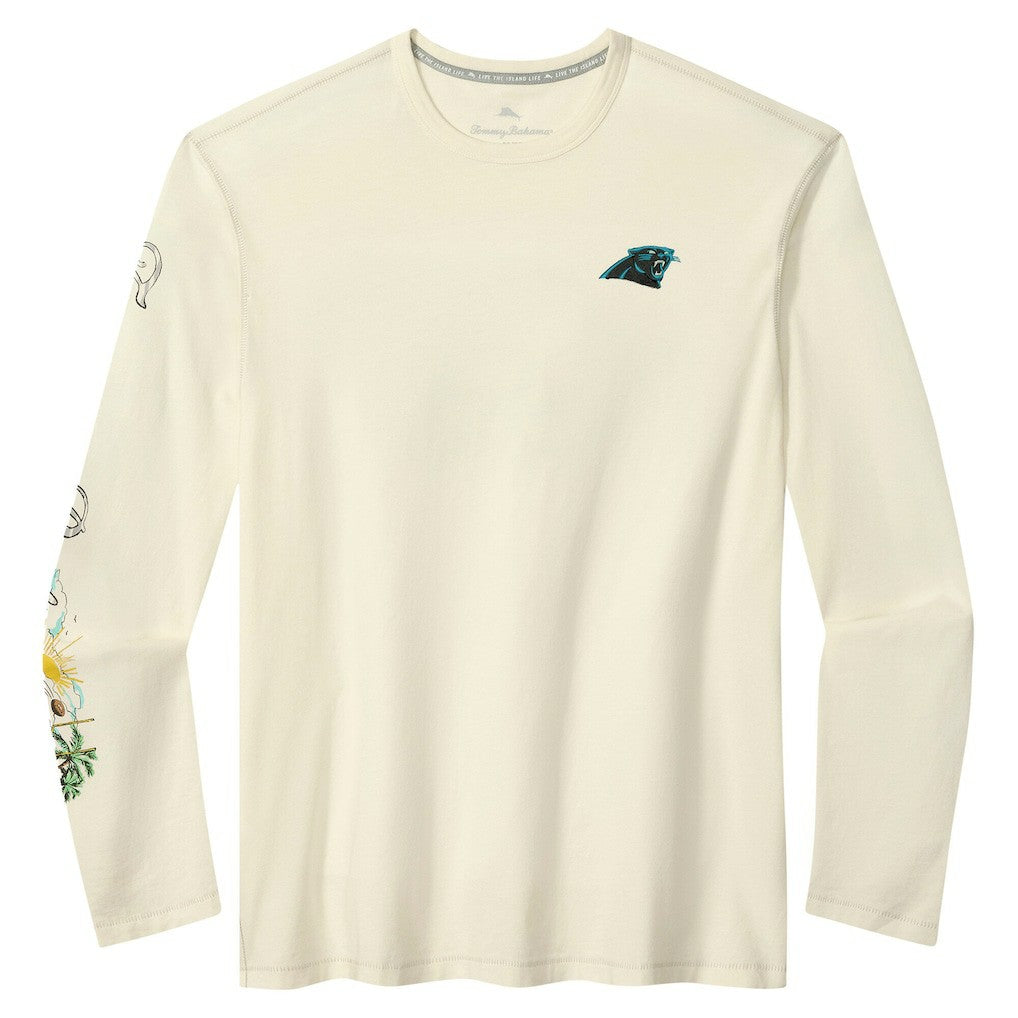 Oasis Endzone Lux Long Sleeve T-Shirt - Carolina Panthers T-shirts