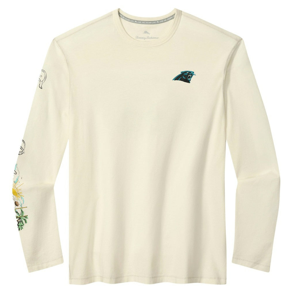 Oasis Endzone Lux Long Sleeve T-Shirt - Carolina Panthers T-shirts