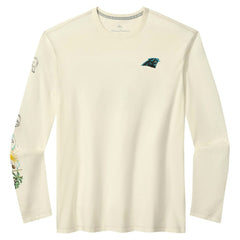 Oasis Endzone Lux Long Sleeve T-Shirt - Carolina Panthers T-shirts