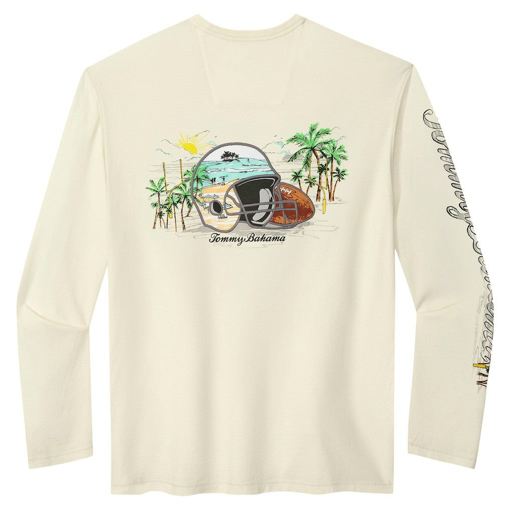 Oasis Endzone Lux Long Sleeve T-Shirt - Carolina Panthers T-shirts