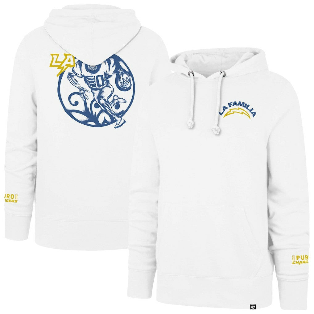 '47 La Familia Headline Pullover Hoodie - Los Angeles Chargers Hoodies