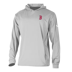 Gray Boston Red Sox Columbia Long Drive Pullover Hoodie